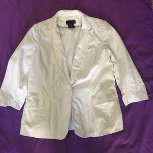 Ladies White Blazer