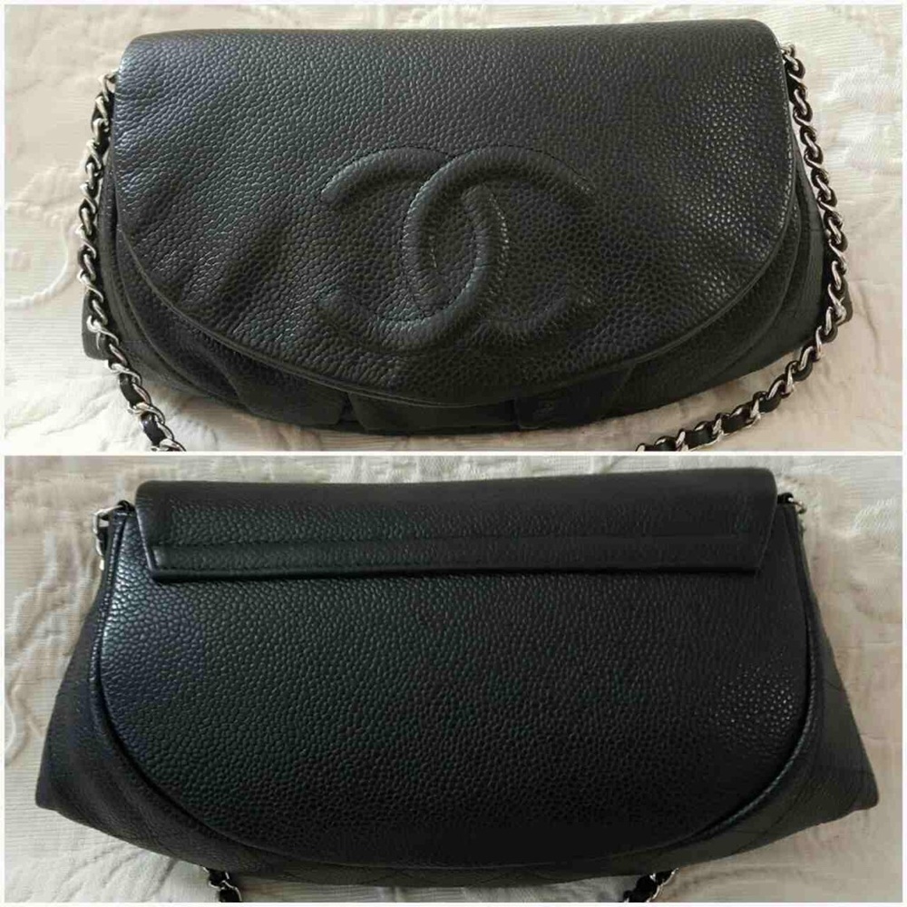Chanel Flap Wallet On Chain Caviar WOC Black SOLD