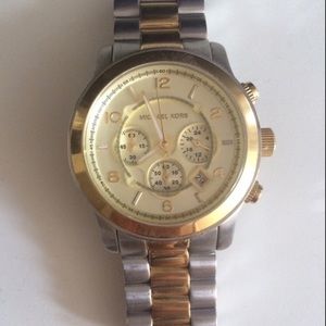 Michael Kors Two-Tone Runway Watch