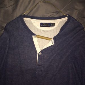 Vintage Ralph Lauren Button Up Long Sleeve T-Shirt
