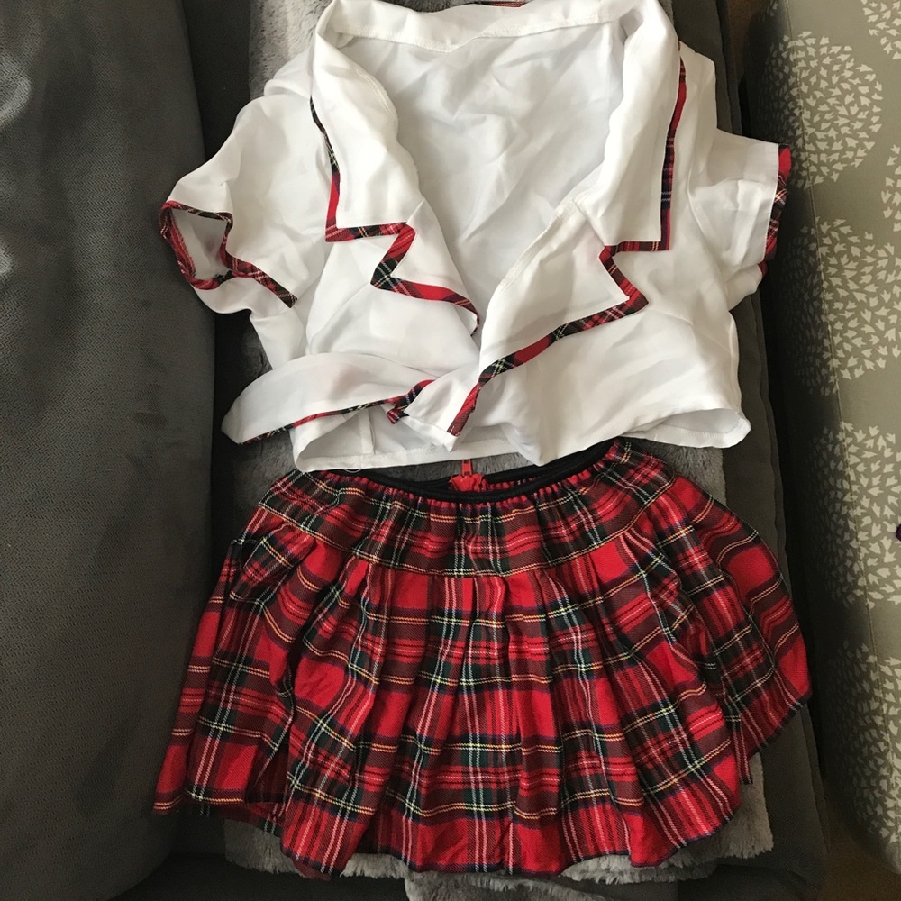 Naughty school girl outfit