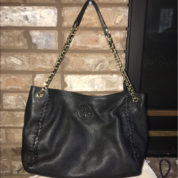 TORY BURCH MARION SLOUCH TOTE-EXCELLENT CONDITION - Picture 1 of 6
