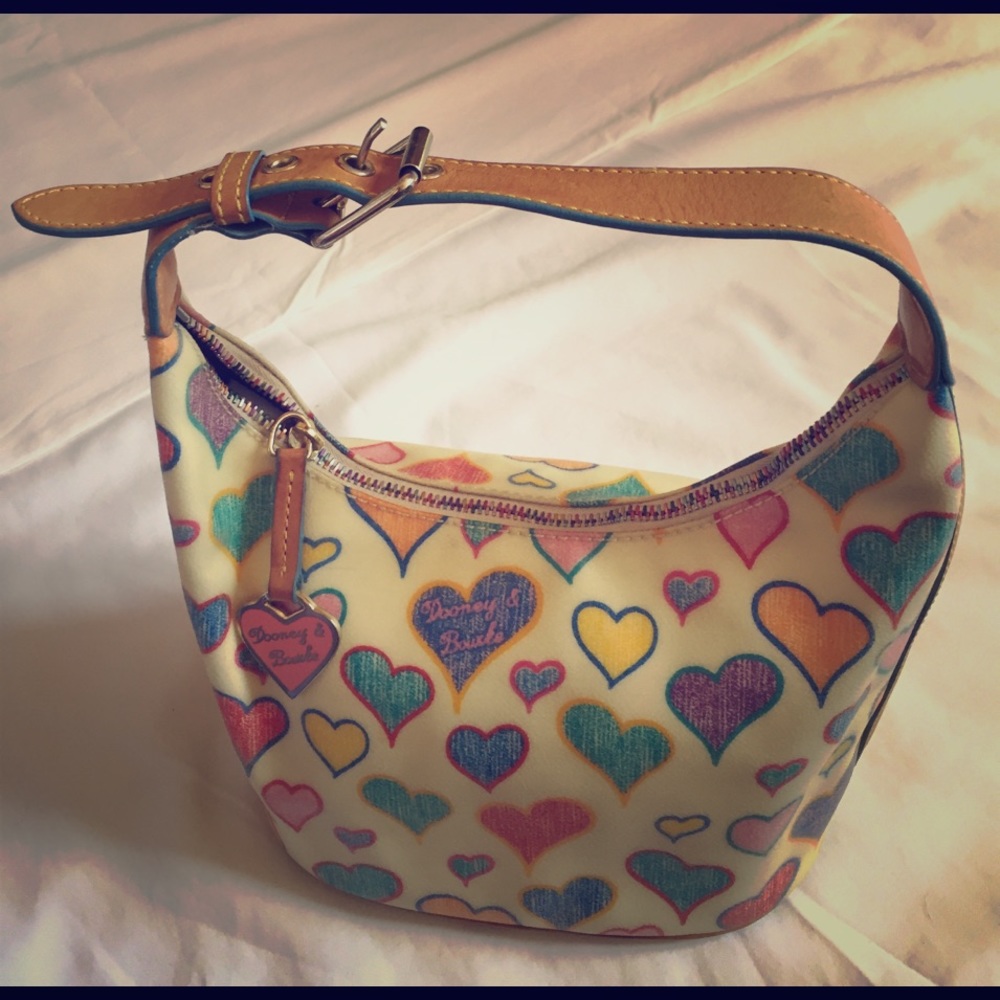 Dooney and Bourke Heart Leather Paige Sac