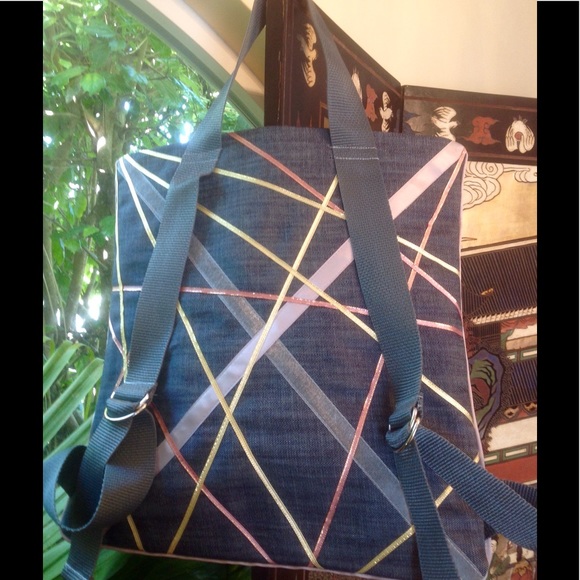 HP💐❤️🎉7/23 Backpack, unique original art, vegan - Picture 8 of 8