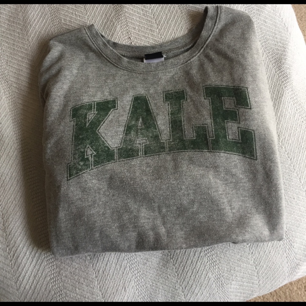 Kale crew neck sweater
