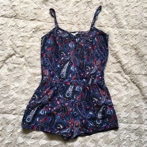 Paisley romper