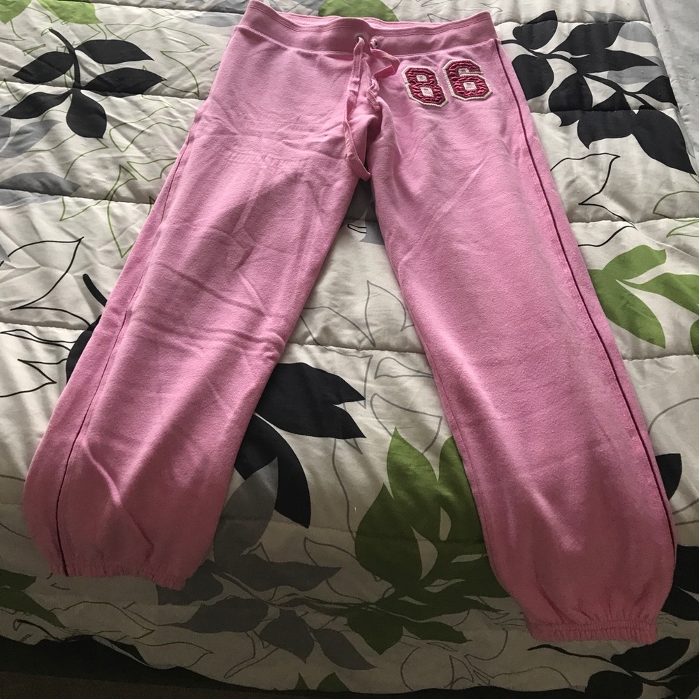 Pink Capri Sweatpants