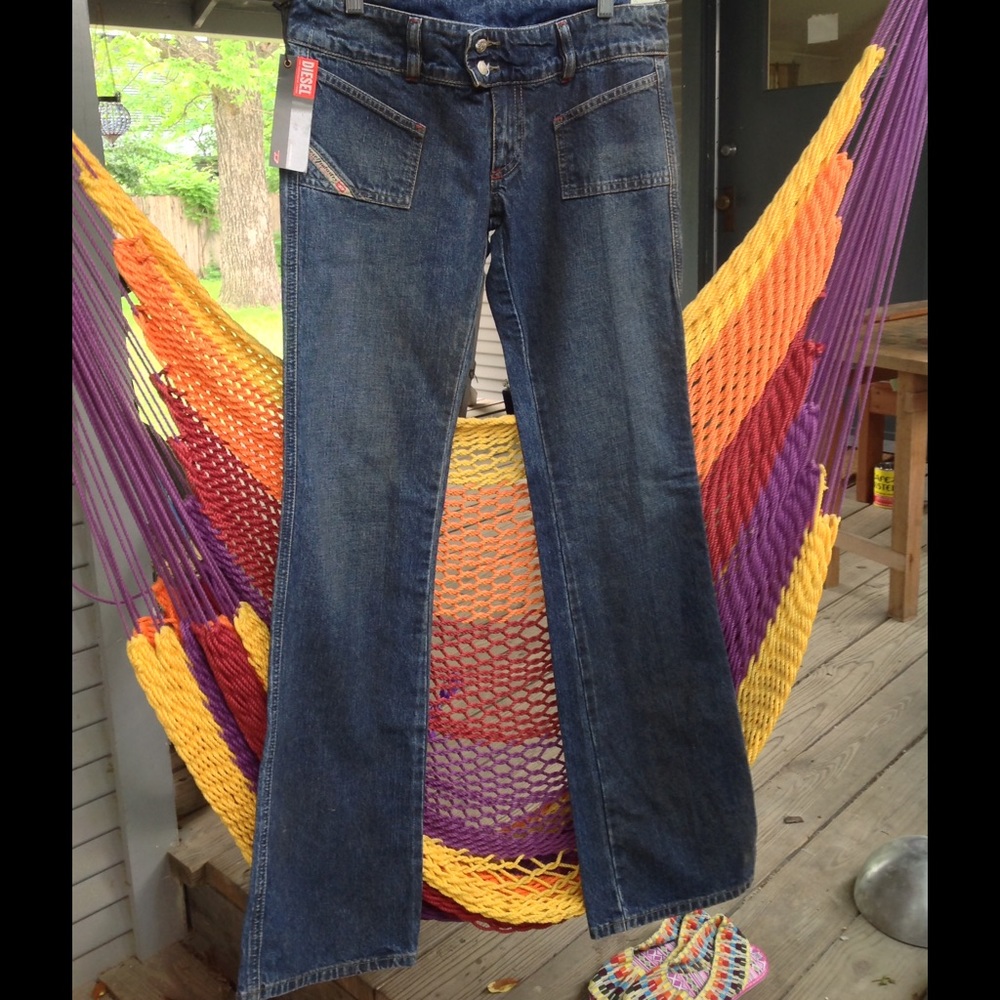 📣🎉🇺🇸 NWOT Z-Line, Dark Wash Diesel Jeans - Picture 2 of 4