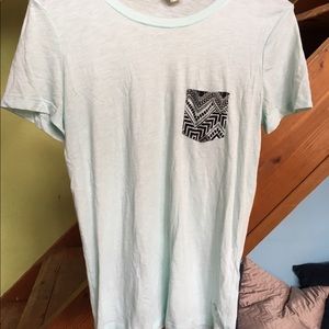 Mint PINK pocket T