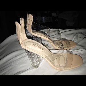 Clear Strap Heels