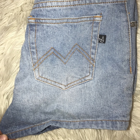 High-rise jean shorts - Picture 2 of 3