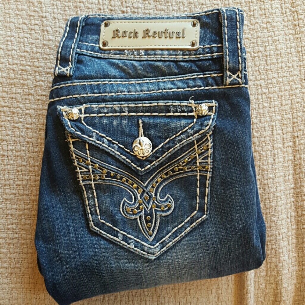 🎉🤹‍♀HOST PICK! Rock Revival Jamie Boot Cut Jeans