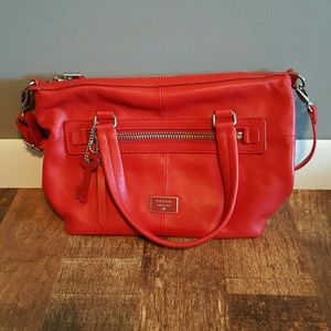Fossil Leather Satchel