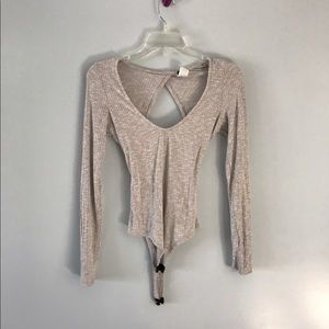 GREY long sleeve onesie