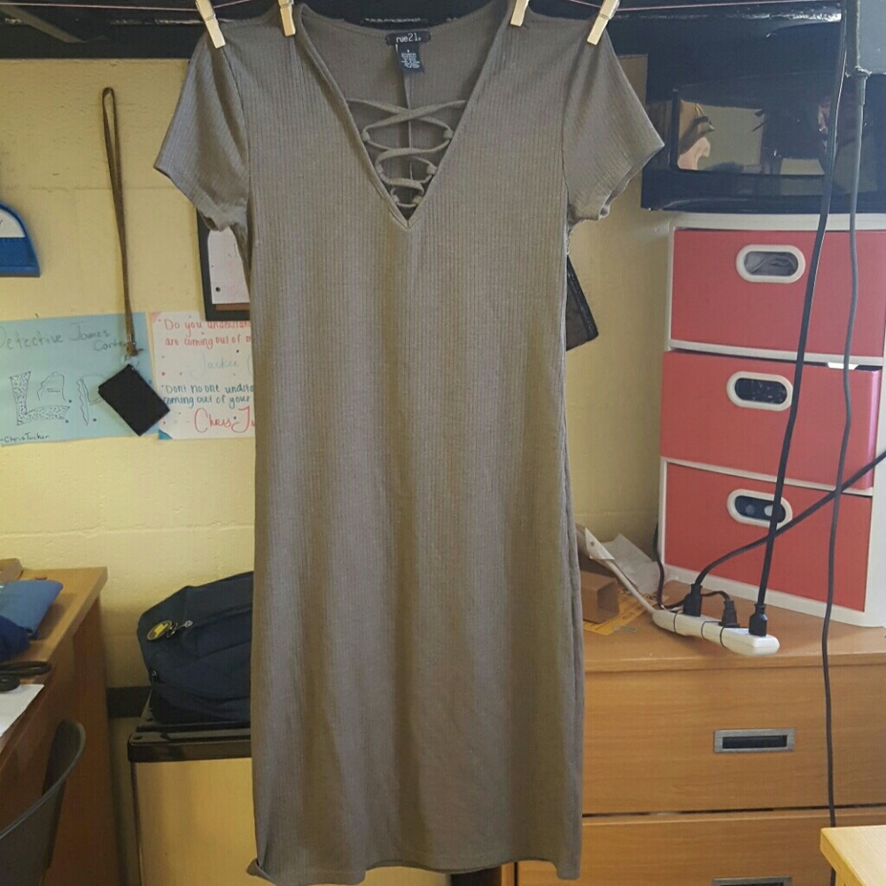 Ribbed T-Shirt bodycon Dress