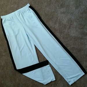 New Nike light blue and black soft jersey pants