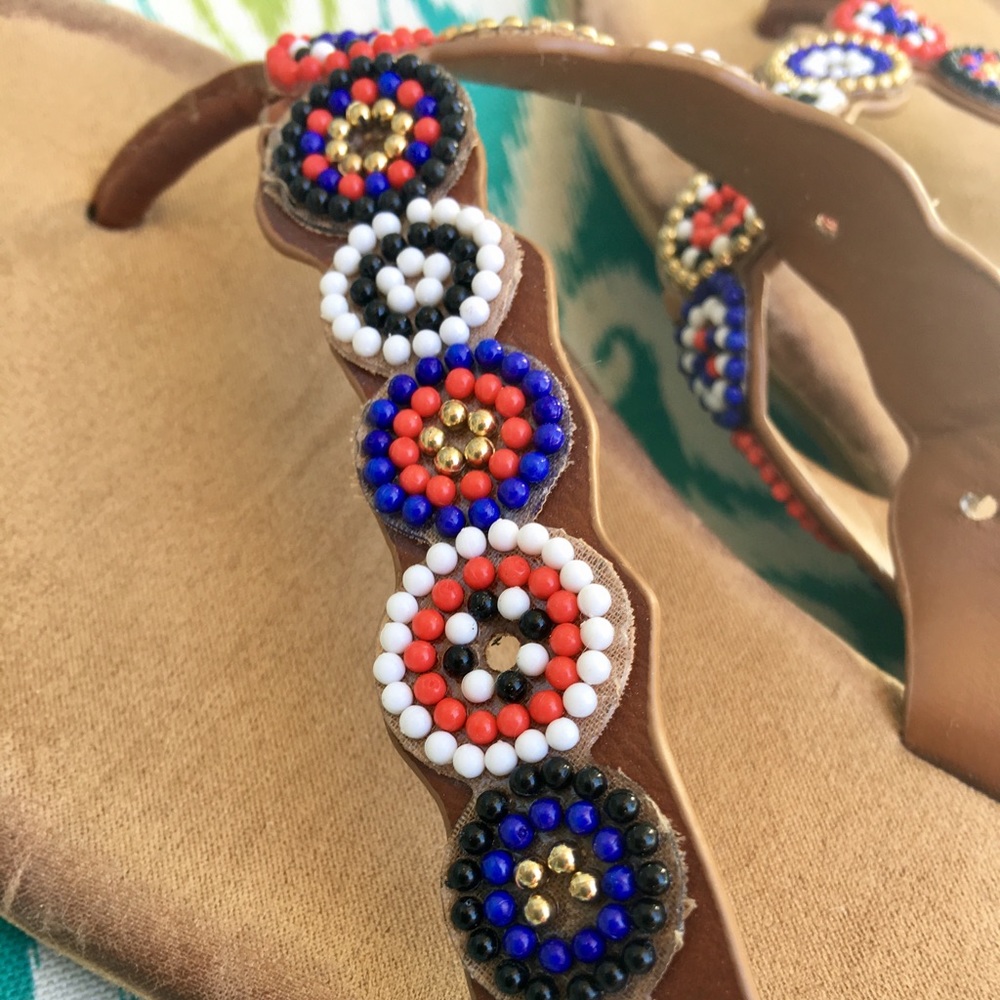Flip flops beaded