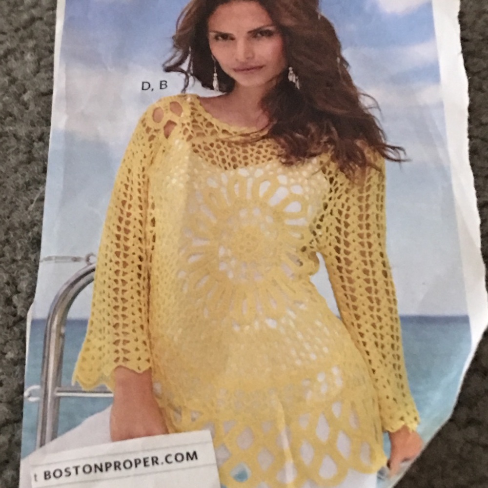 Darling crochet sweater