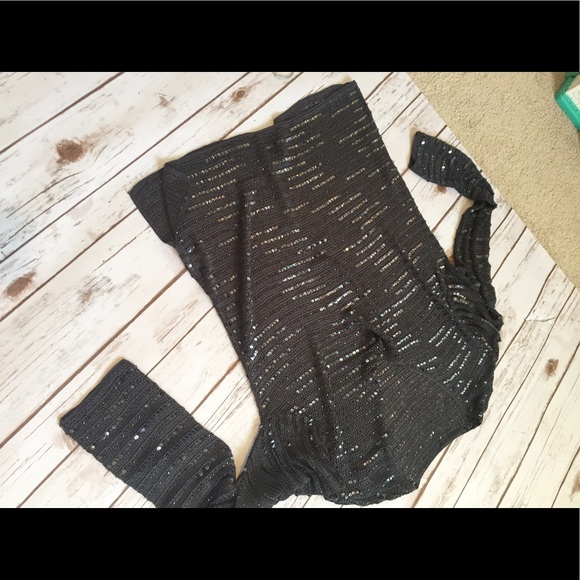 Dark grey openwork with sparkles - Picture 1 of 1