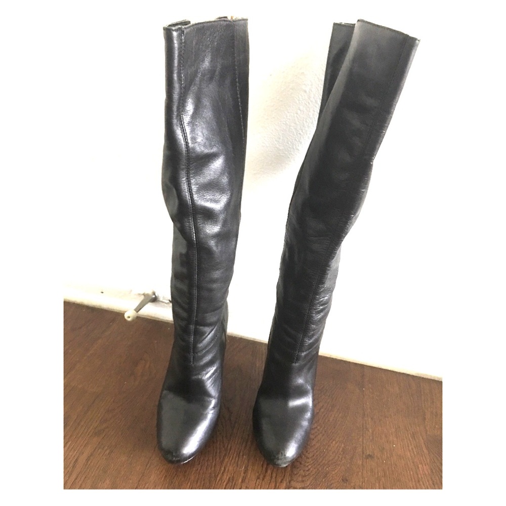 Steve Madden Black Leather Boots