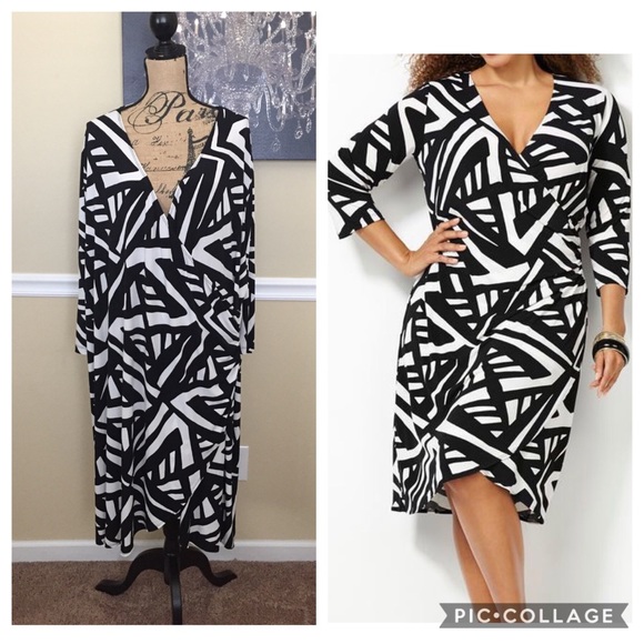 Avenue Dresses & Skirts - Black & White Avenue Dress