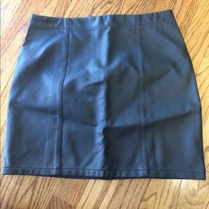 Leather Skirt