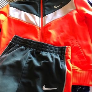 Boys Nike athletic pant and jacket set