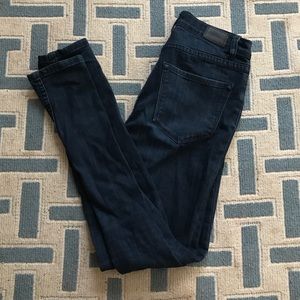 urban outfitter high rise twig dark wash bdg jeans