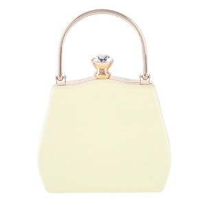 Diamond Clasp Yellow Mini Purse