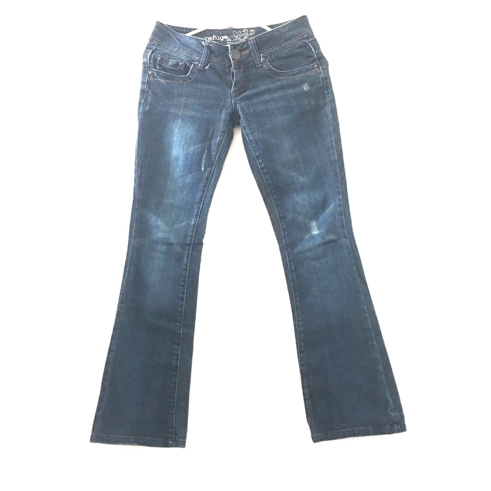 Refuge Dark Blue Stretch Jeans