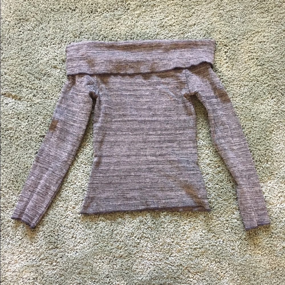 Zara Off Shoulder Knit Top