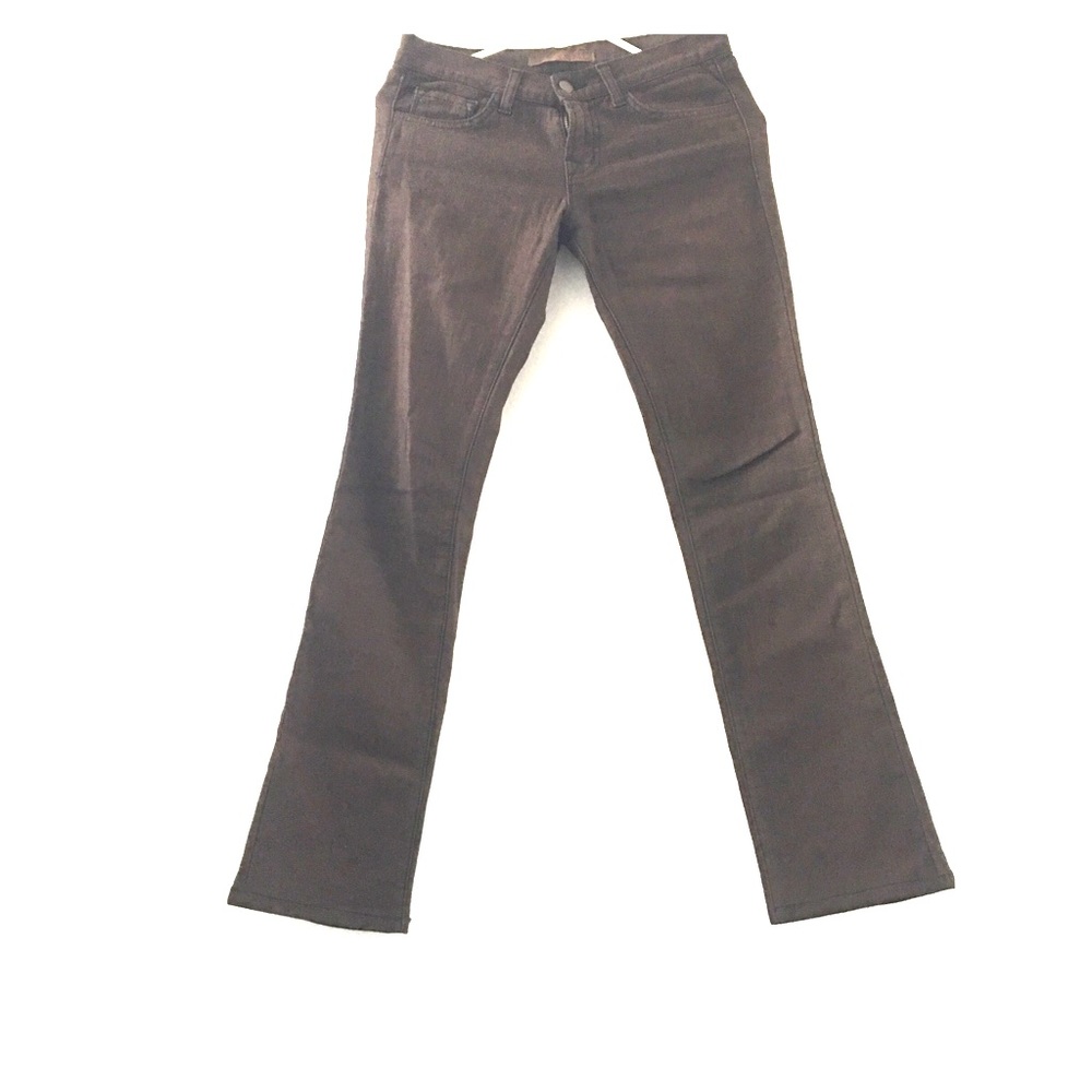 J Brand Dark Brown Skinny Jeans