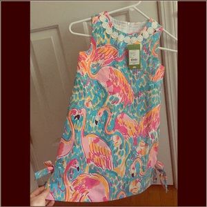 Girls Lilly Pulitzer shift dress 7 NWT!