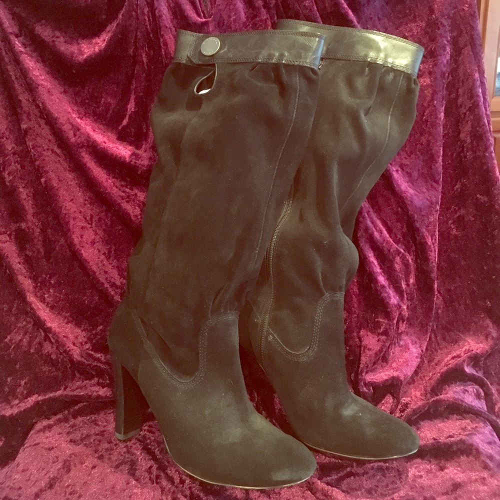 Michael Kors heeled suede boots