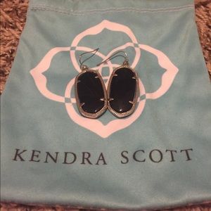 Kendra Scott Black Dani earrings