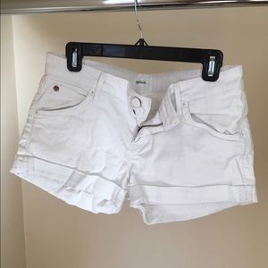 White Hudson Jean shorts