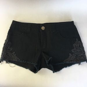 Mossimo Black Denim Jean Shorts- Size 7