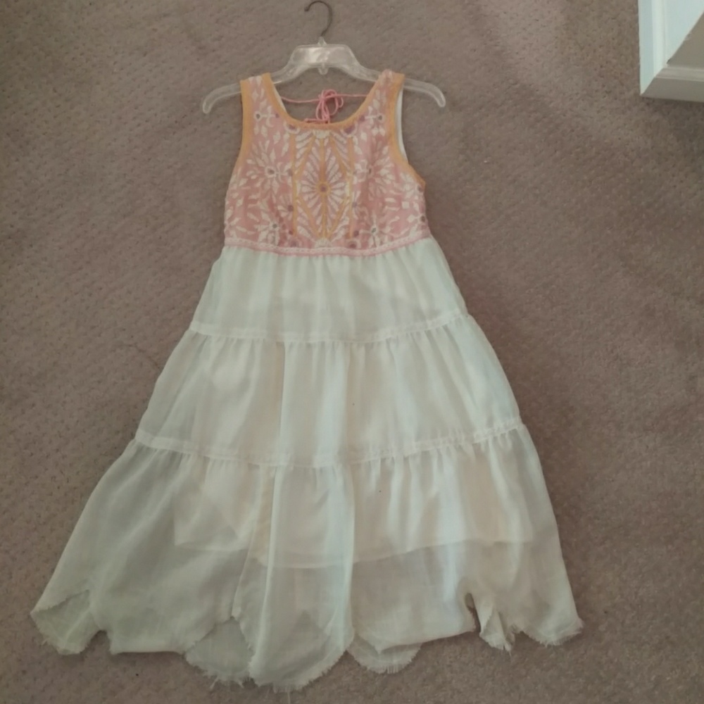 Free People Embroidered Babydoll Dress