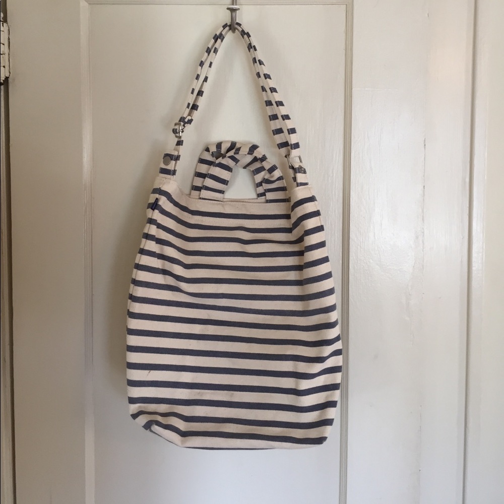 NWOT Baggu Striped Canvas Bag
