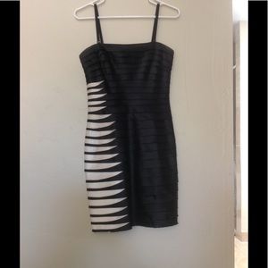 BCBG black cocktail dress