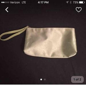 Mint green clutch
