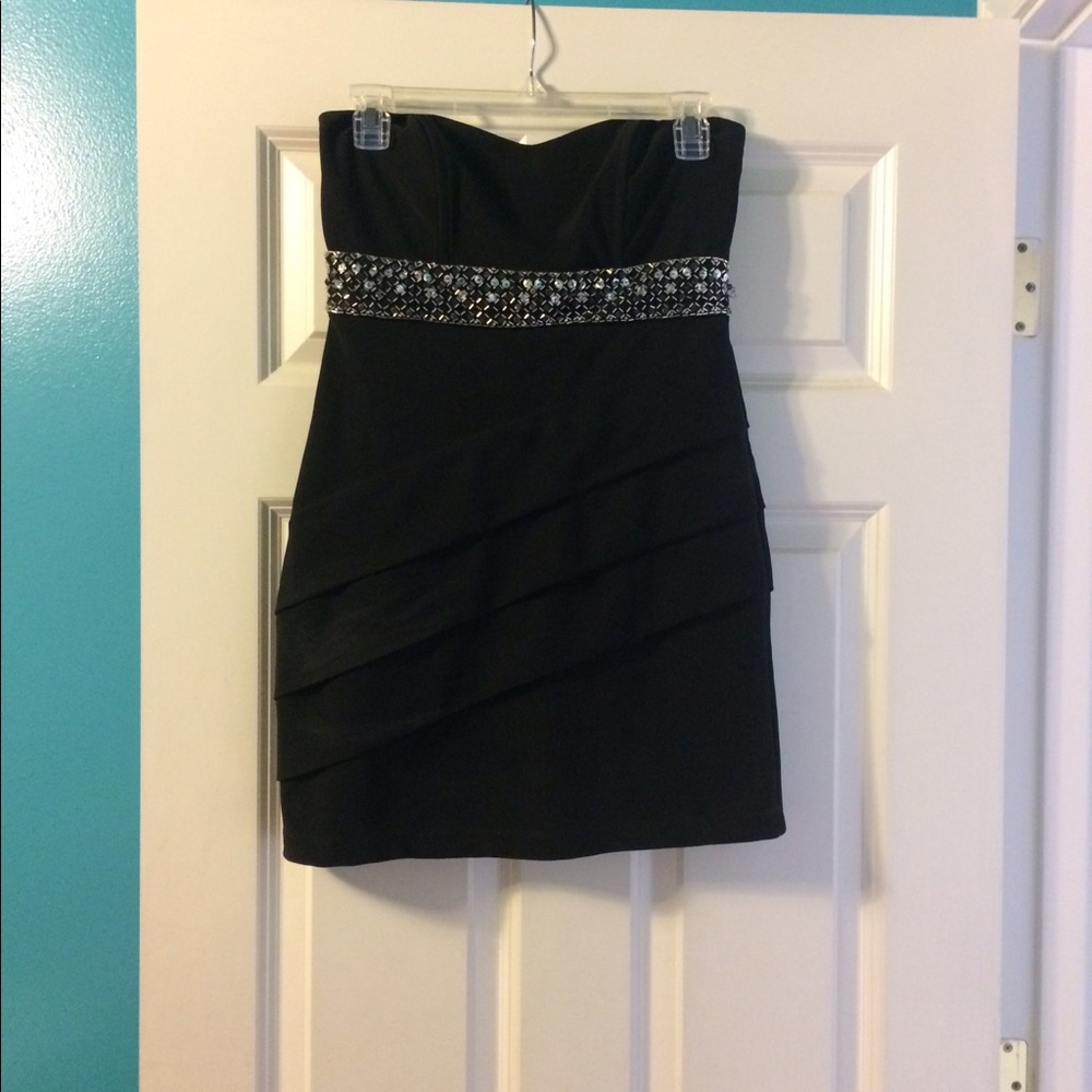 Black cocktail dress