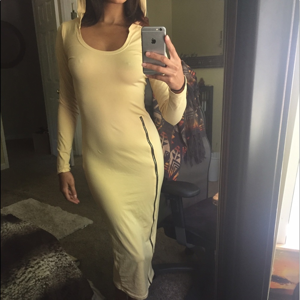 Yellow Hooded Festival Dress 🌼