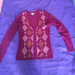 Button down ladies sweater
