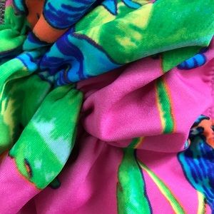 Vibrant!! Ruched bikini bottom.