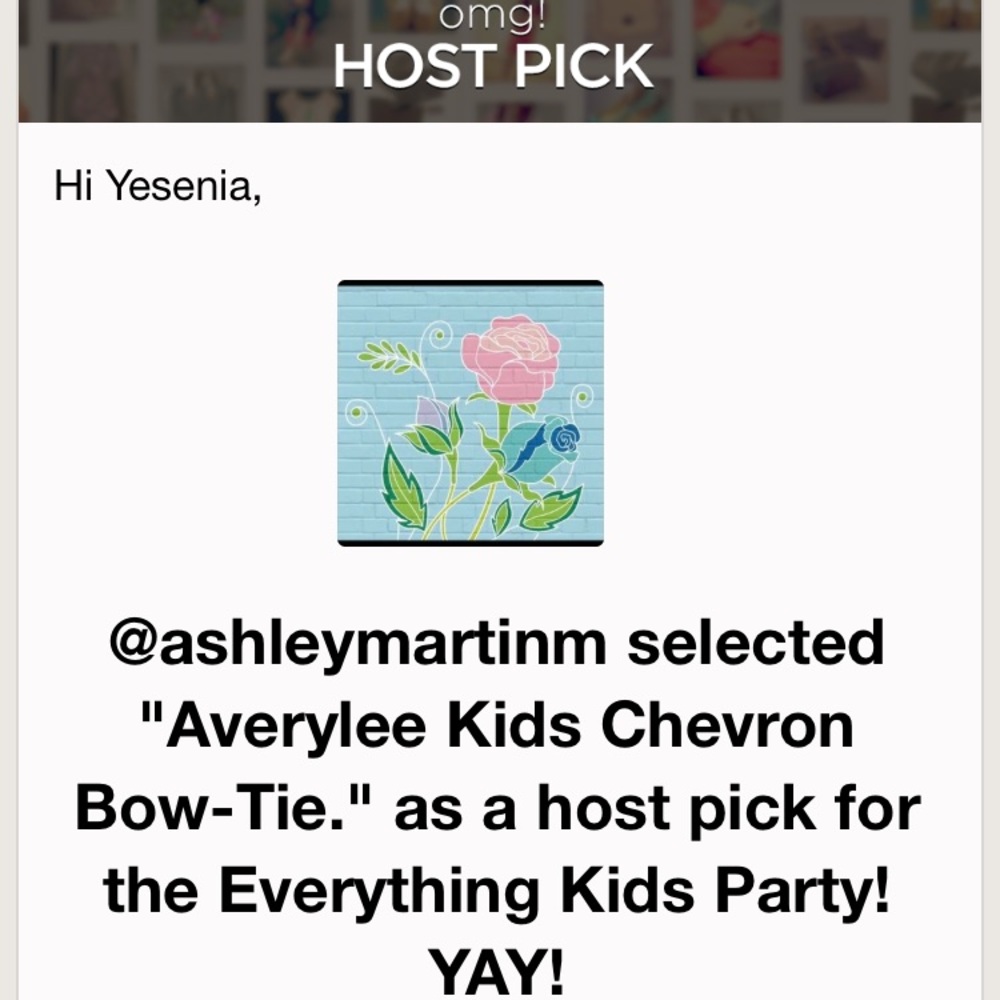 Averylee Kids Chevron Bow-Tie. - Picture 4 of 5