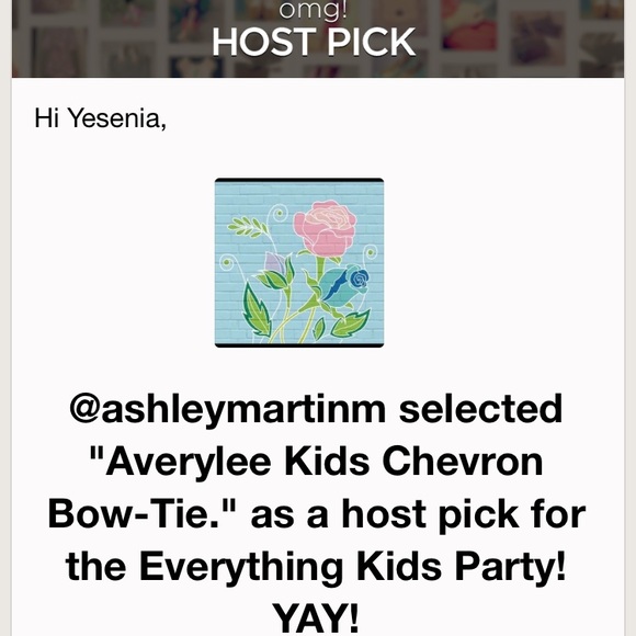 Averylee Kids Chevron Bow-Tie. - Picture 4 of 5