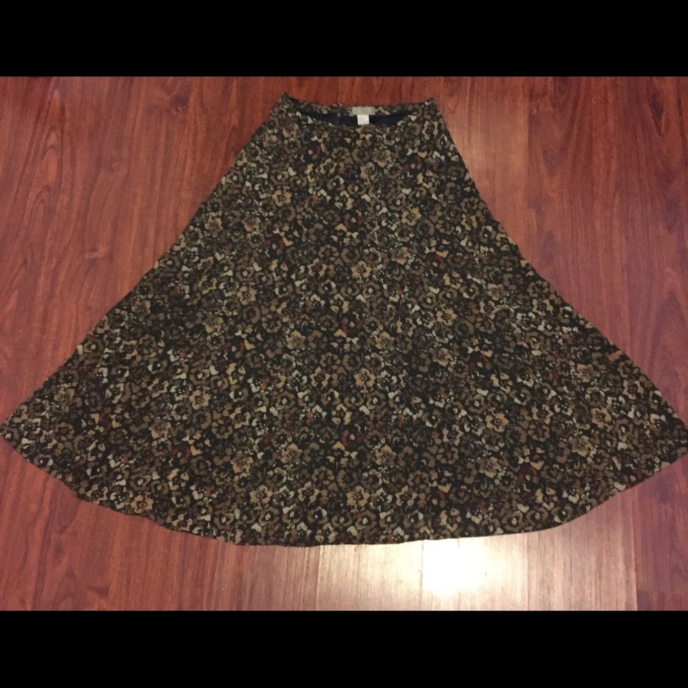 The Territory Ahead 100% Silk Skirt 12 Boho Skirt