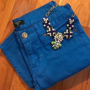 JCREW Blue Toothpick Denim Jeans