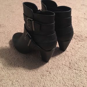 heeled ankle booties